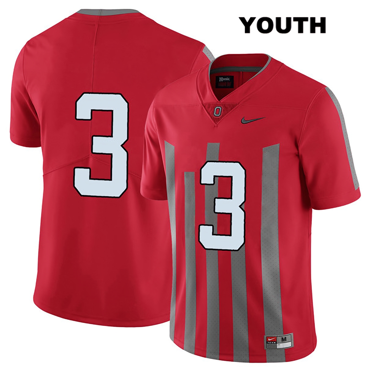 Quinn Ewers Ohio State Buckeyes Youth NCAA #3 No Name Elite Red College Stitched Football Jersey XPF1156JH